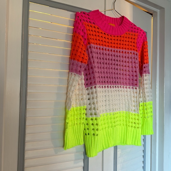 Wispr Soft Knit Sweater with Open Weave - Picture 2 of 9